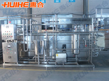 展示豆奶/漿半自動管式殺菌機(jī)真實(shí)圖片